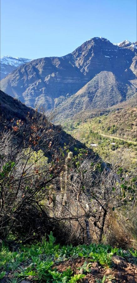 Willa Refugio Cordillera Flora Endogena Bosque Esclerofilo San José de Maipo Zewnętrze zdjęcie
